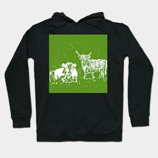 How now green cow !! Hoodie